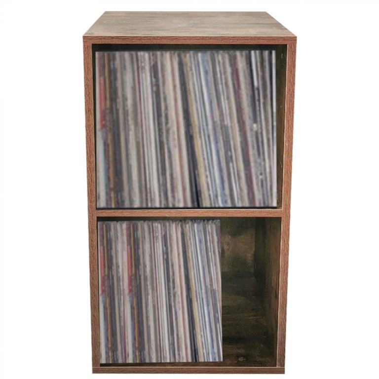 Aufbewahrungsschrank für Vinyl LP Schallplatten Bücherregal 2