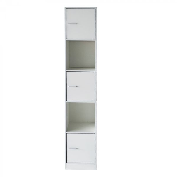 Säulenschrank Badezimmer - Schrank Badezimmer Schlafzimmer oder Flur - 180 cm hoch - VDD World