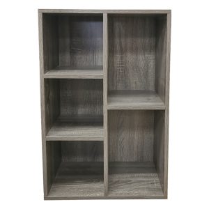 Bücherregal 7 offener Schrank - Wandschrank - dunkelbraun - VDD World