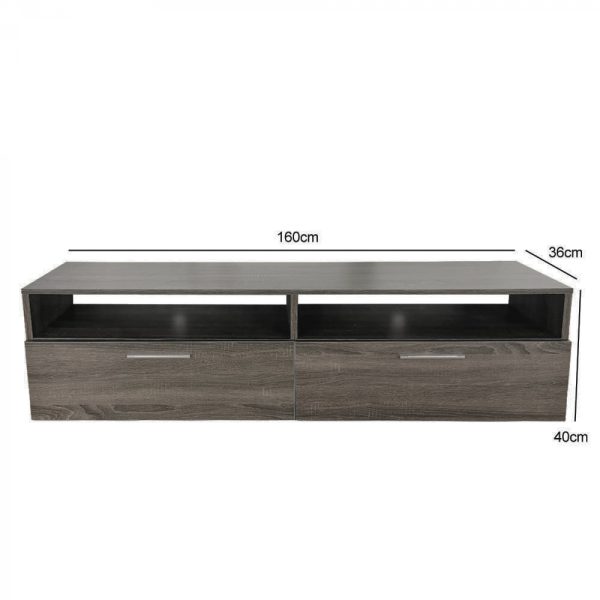 TV-Schrank Schrank - Sideboard - 160 cm breit - braungrau - VDD World