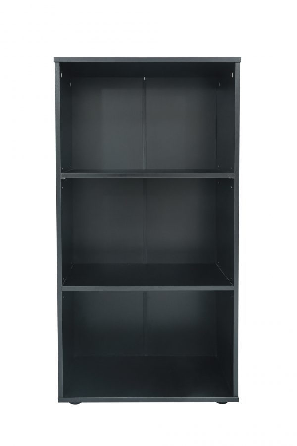 Bücherregal Aktenschrank - offener Wandschrank schwarz - VDD World